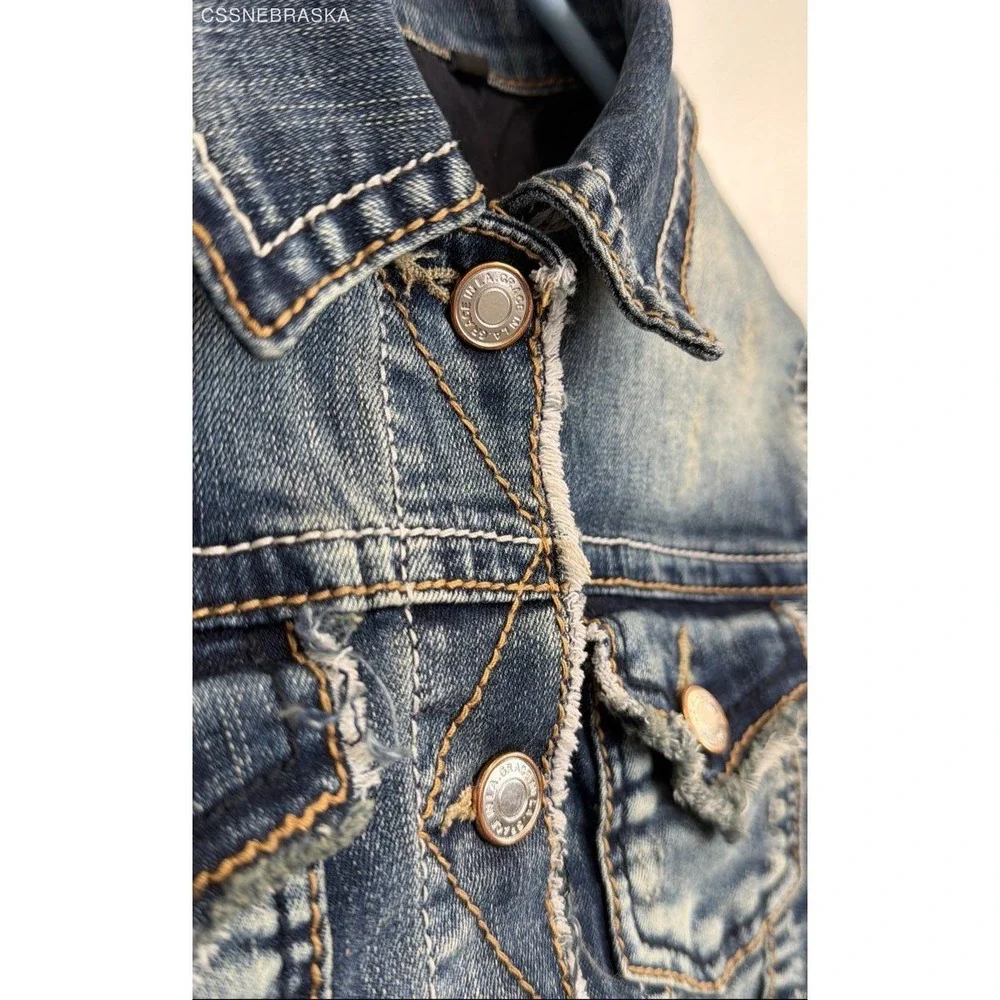 Grace Blue Girl denim jacket - Size L‎